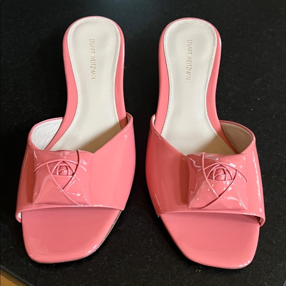 Stuart Weitzman Shoes - Stuart Weitzman Coral Pink Mules